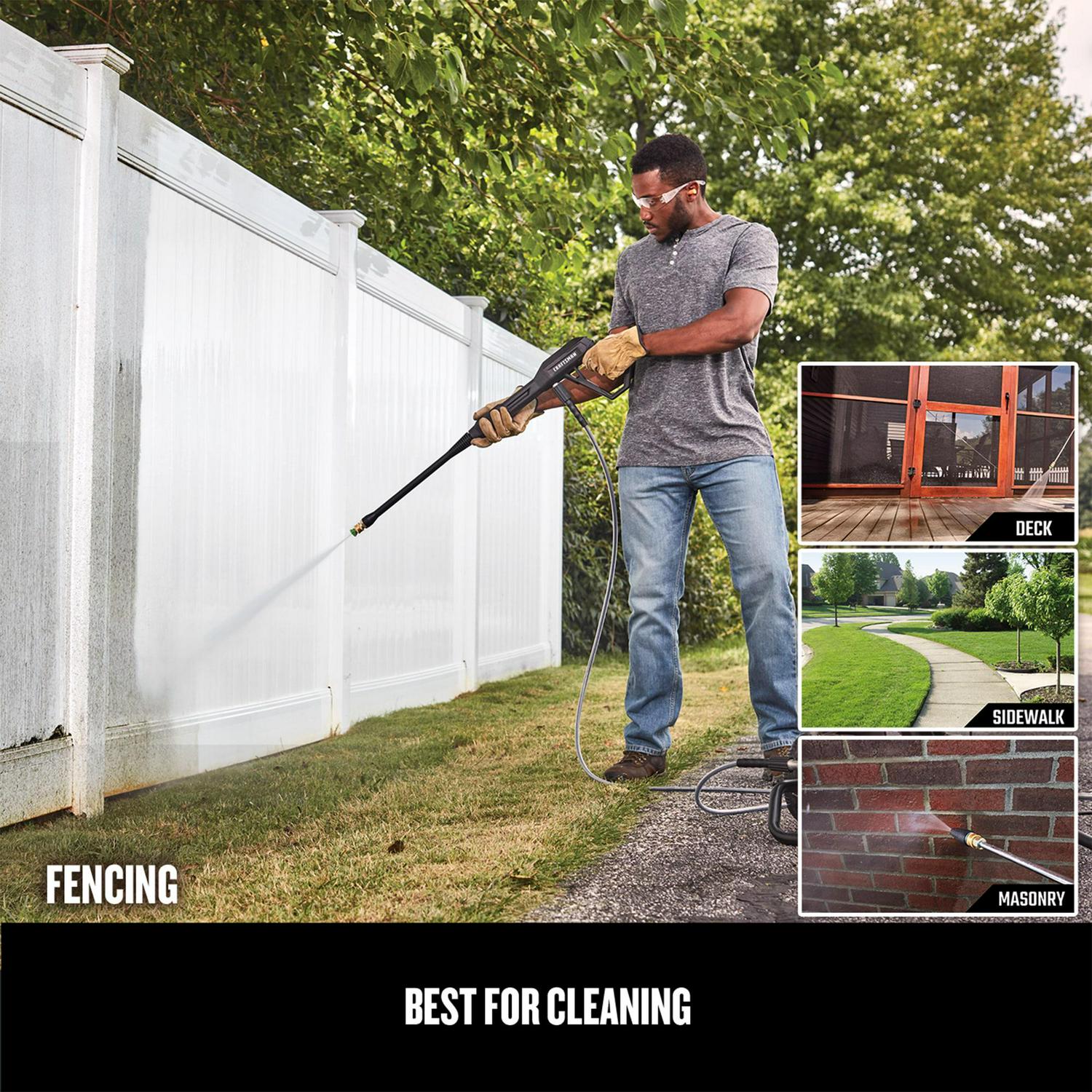 CRAFTSMAN 1900 PSI 1.2-Gallons Cold Water Electric Pressure Washer