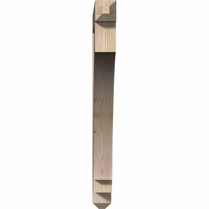 Ekena Millwork Imperial craftsman smooth 3-1/2-in x 38-in x 38-in Brown Douglas Fir Standard Bracket