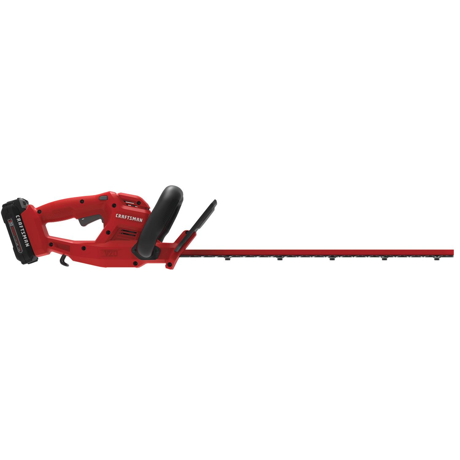 CRAFTSMAN V20 20-volt Max 20-in Battery Hedge Trimmer 1.5 Ah (Battery and Charger Included)
