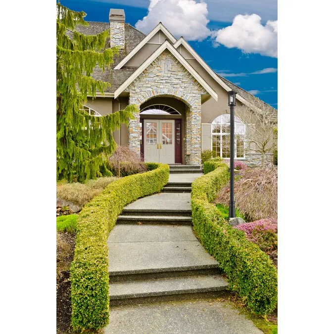 Z-Lite Jordan 108.5-in Black Craftsman Outdoor Post Light