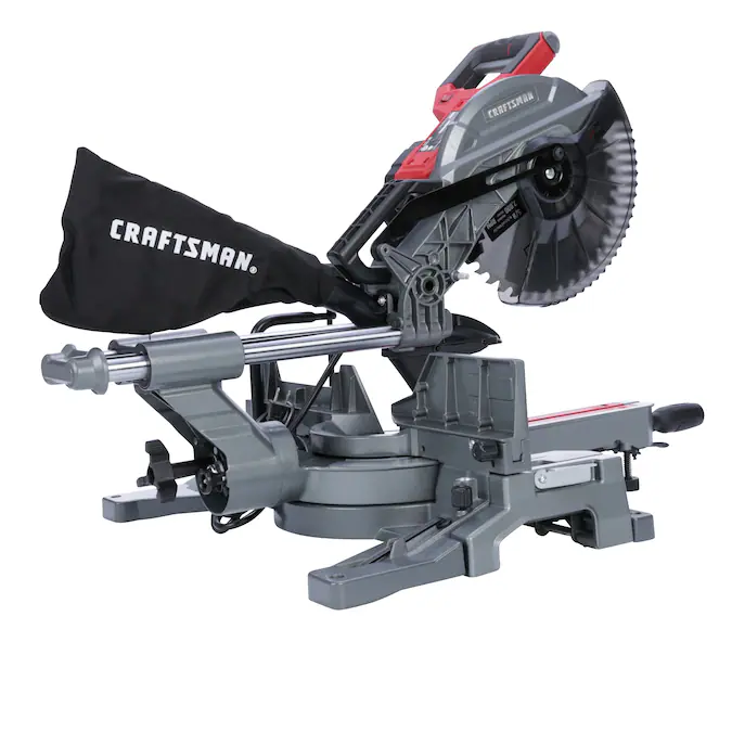 CRAFTSMAN 10-in 15-Amp Single Bevel Sliding Corded Miter Saw
