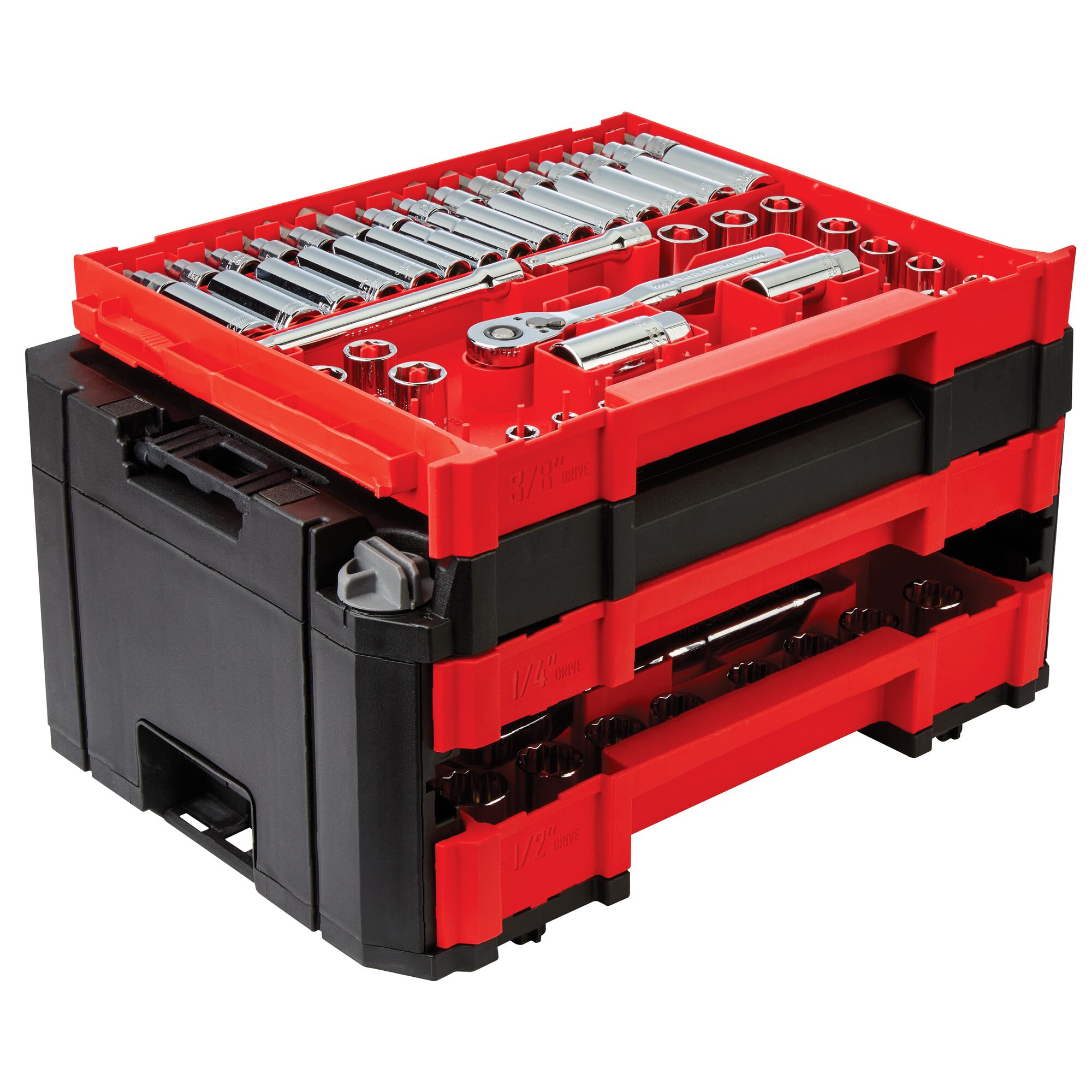 CRAFTSMAN 262-Piece Standard (SAE) and Metric Polished Chrome Mechanics Tool Set with Hard Case