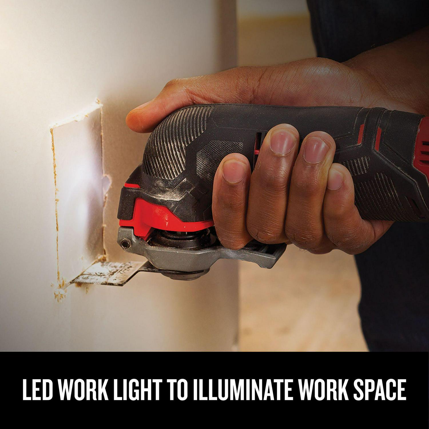 CRAFTSMAN V20 Cordless 20-volt Max Variable Speed 11-Piece Oscillating Multi-Tool Kit with Soft Case (1-Battery Included)