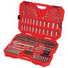 CRAFTSMAN 189-Piece Standard (SAE) and Metric Polished Chrome Mechanics Tool Set with Hard Case