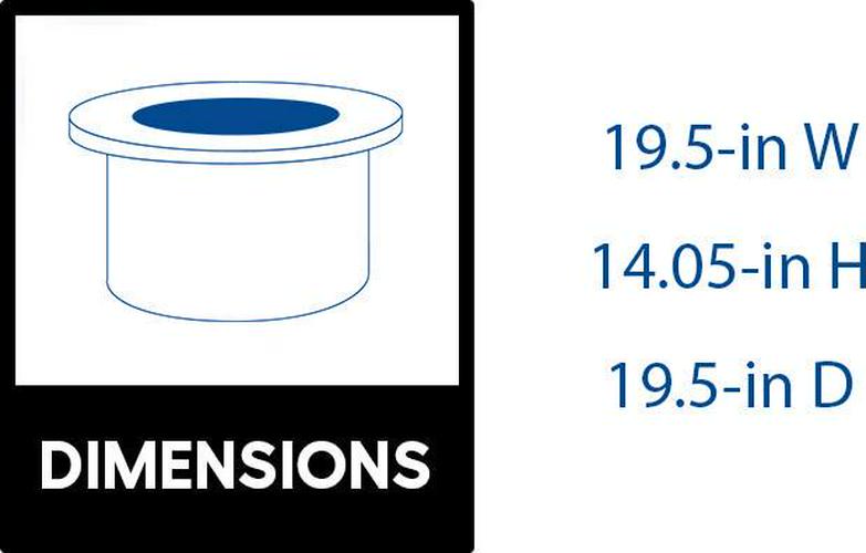 CRAFTSMAN Smokeless 19.5-in W Stainless Steel Wood-Burning Fire Pit