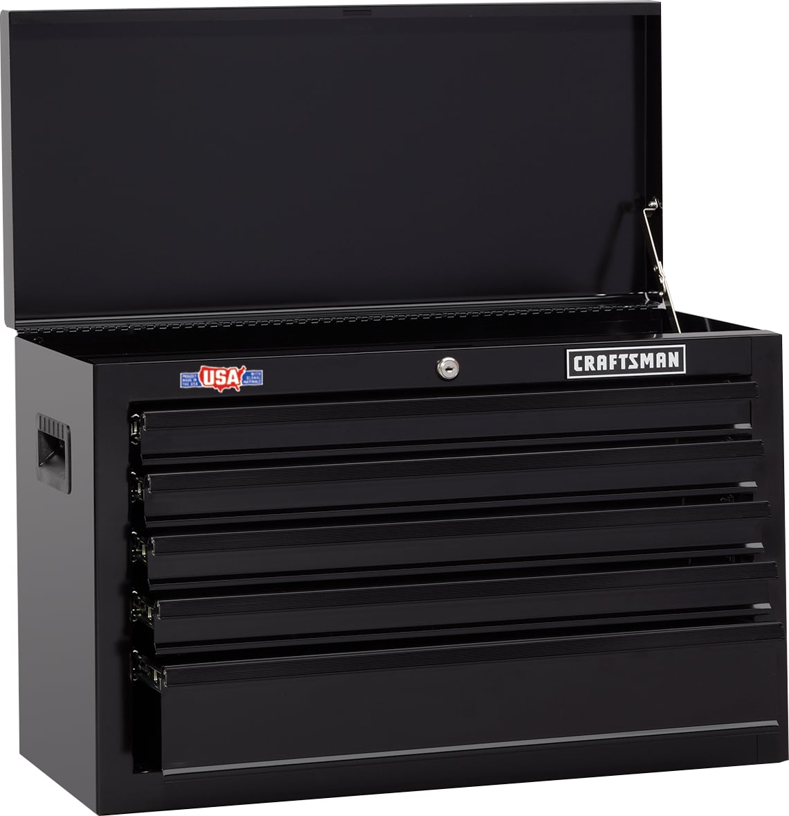 CRAFTSMAN CMST22654BK 1000 Series 26-in W x 17.25-in H 5-Drawer Steel Tool Chest (Black)