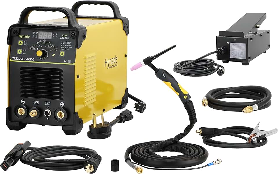 TIG200GPACDC 200 Amp AC/DC Tig Welder/Arc/Spot Welder with Pulse AC/DC ...