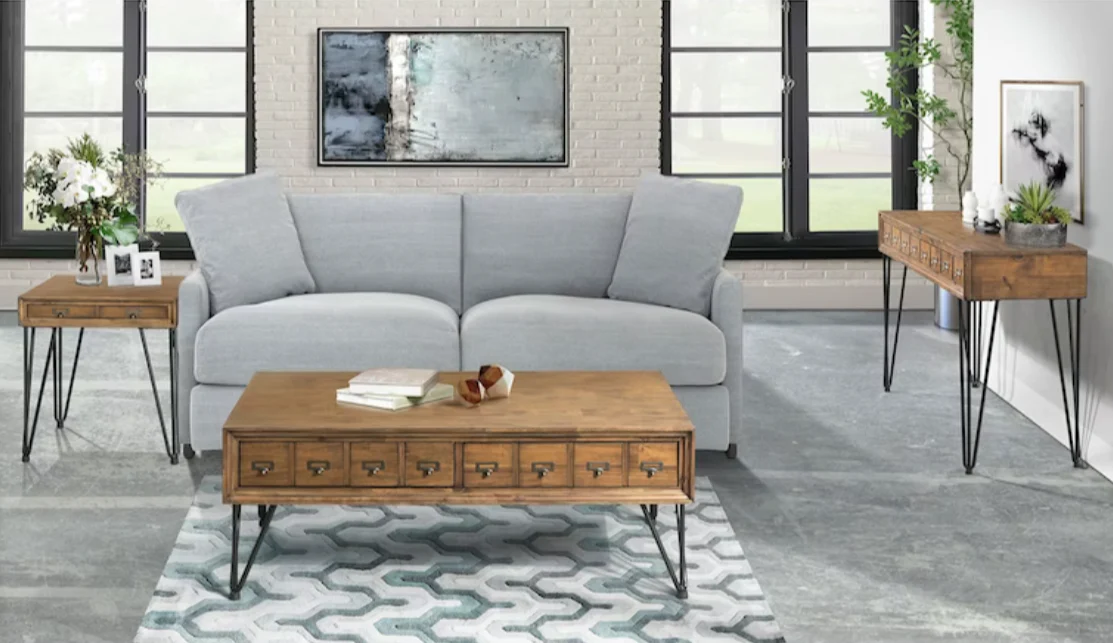 Boone Apothecary Style Sofa Table