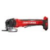 CRAFTSMAN V20 RP 4.5-in 20-volt Max Paddle Switch Brushless Cordless Angle Grinder (Tool Only)
