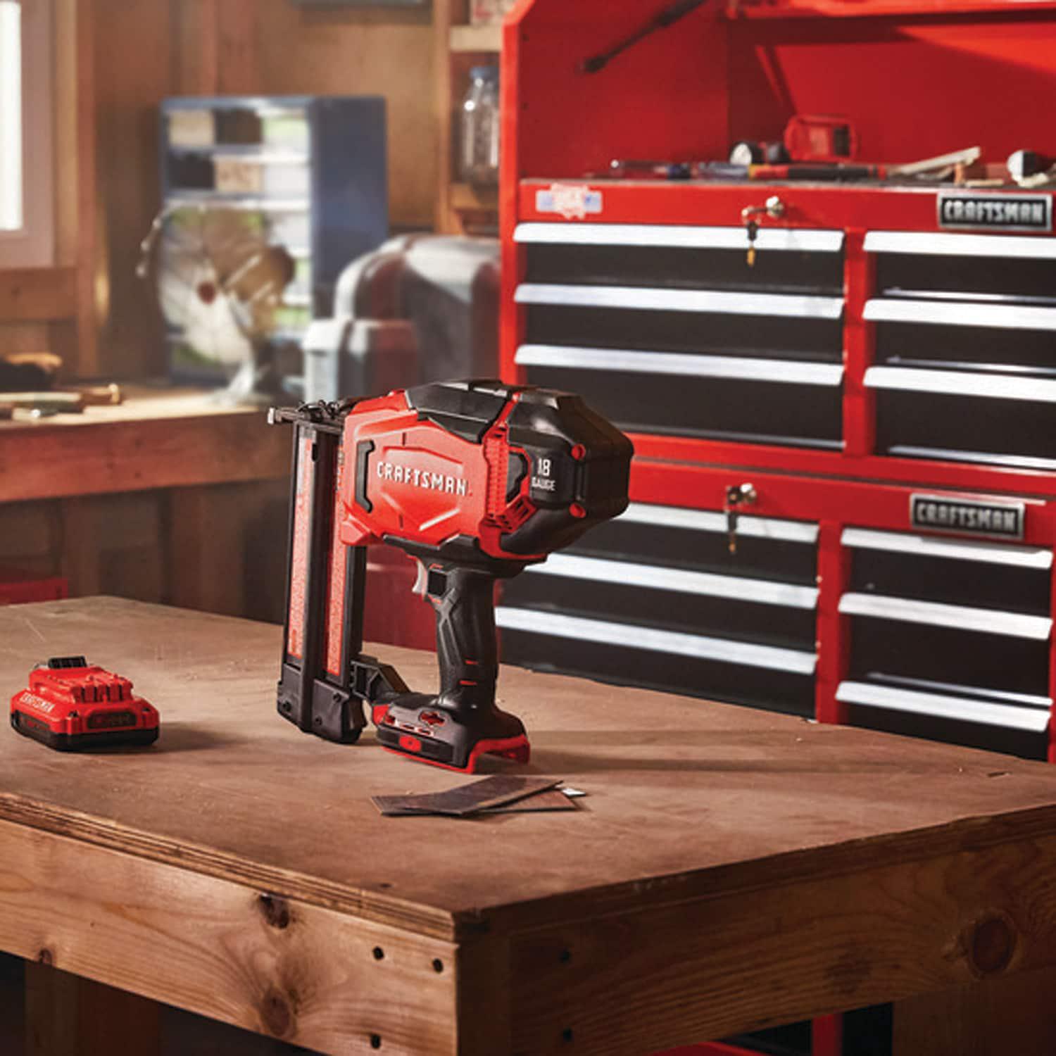 CRAFTSMAN V20 2-in 18-Gauge Cordless Brad Nailer (Battery and Charger Included)
