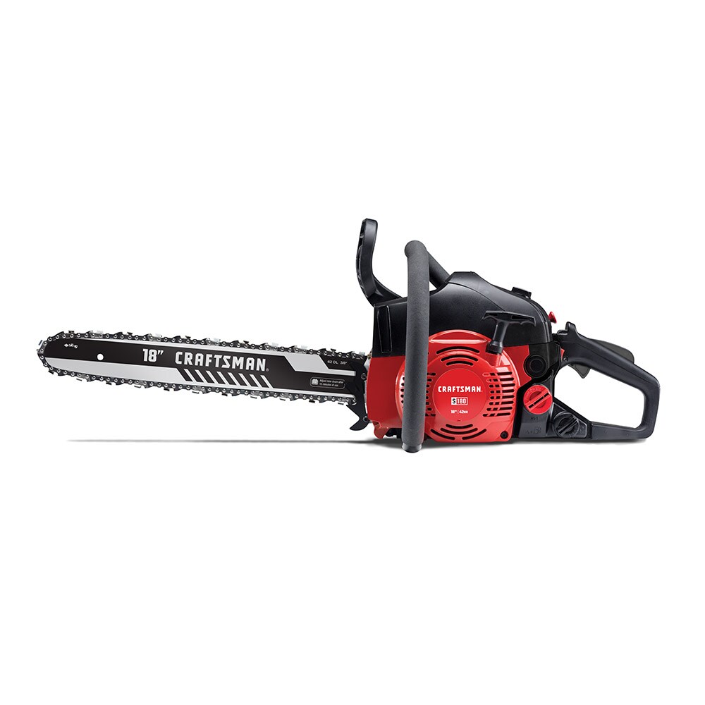 CRAFTSMAN S180 42-cc 2-cycle 18-in Gas Chainsaw