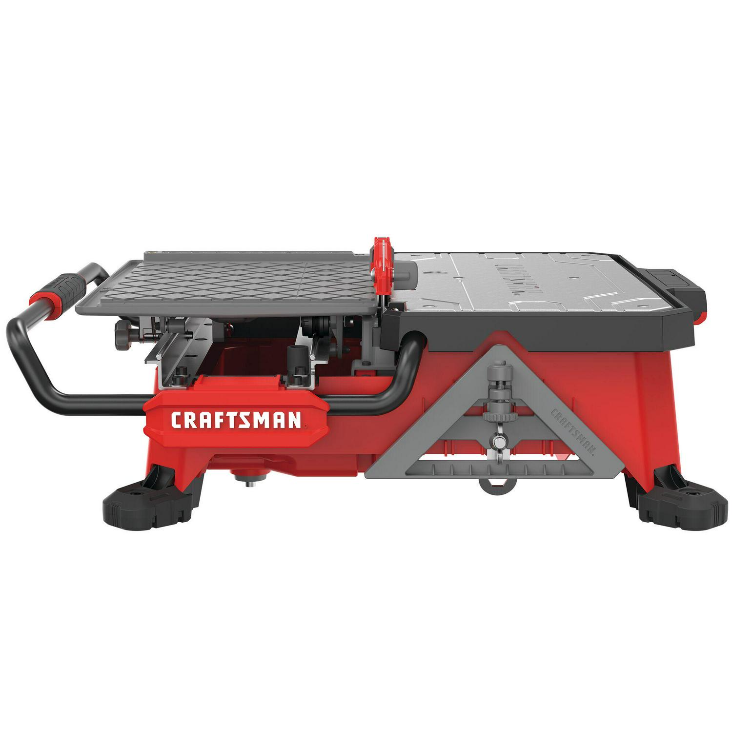 CRAFTSMAN V20 30-Amp 7-in-Blade Cordless Tabletop Sliding Table Tile Saw (Battery Included)