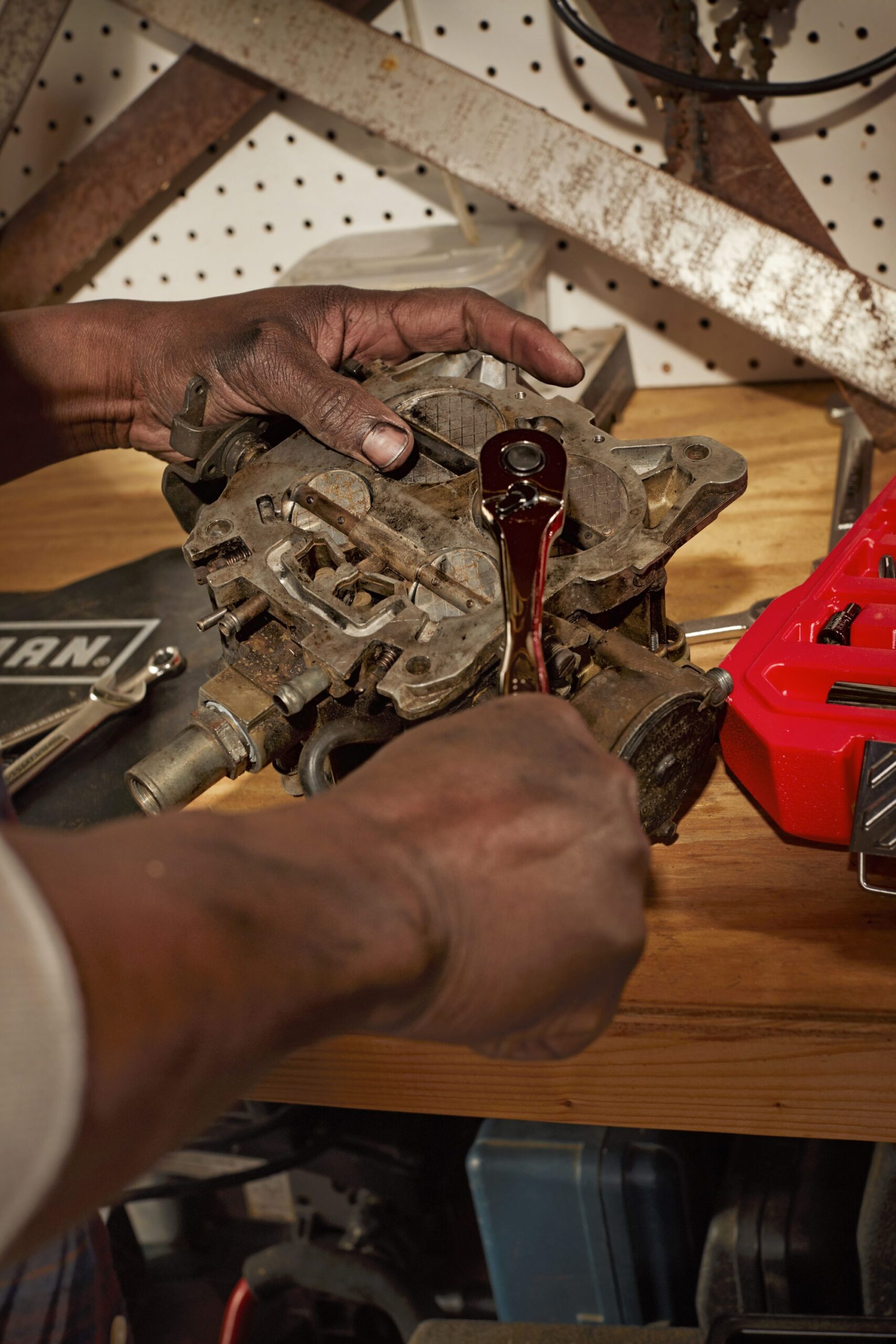 CRAFTSMAN 81-Piece Standard (SAE) and Metric Combination Gunmetal Chrome Mechanics Tool Set with Hard Case