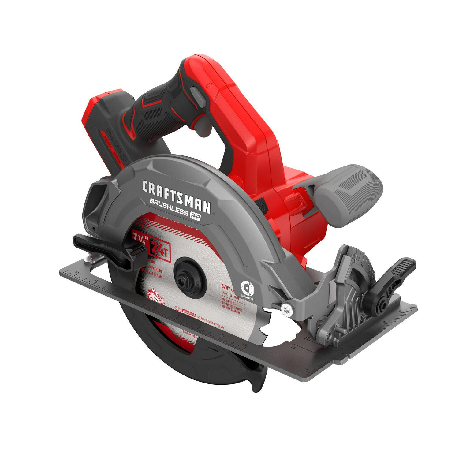 CRAFTSMAN V20 RP 20-volt Max 7-1/4-in Brushless Cordless Circular Saw (Bare Tool)