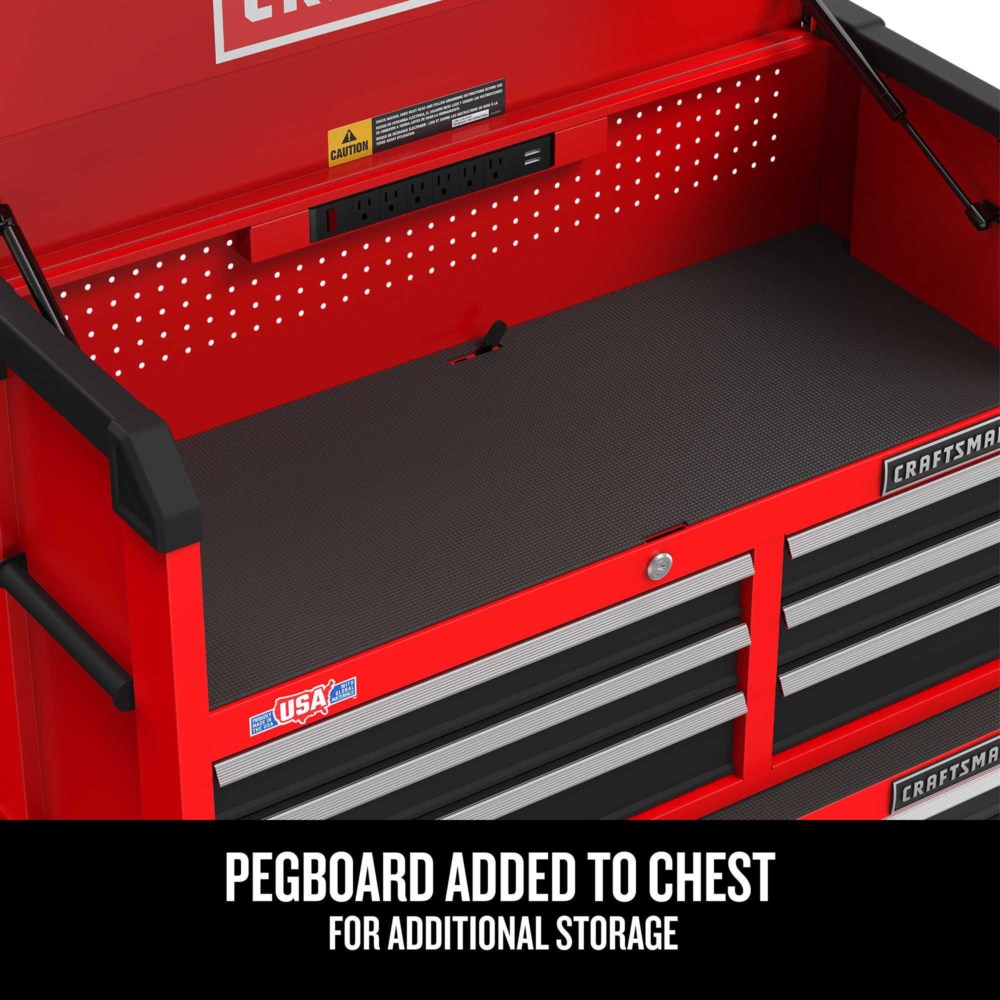CRAFTSMAN 2000 Series 41-in W x 24.7-in H 6-Drawer Steel Tool Chest (Red)