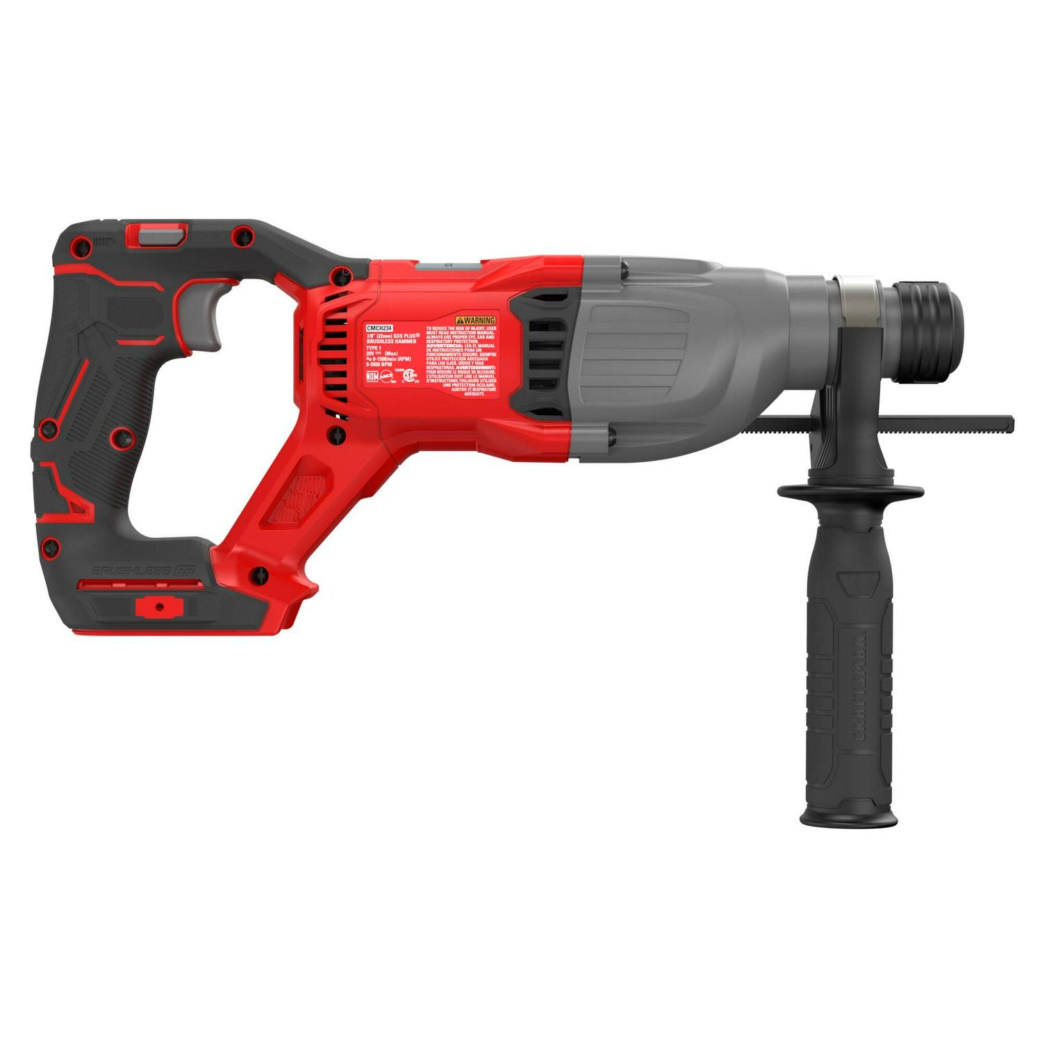 CRAFTSMAN V20 RP 20-volt Max 1-in Sds-plus Variable Speed Cordless Rotary Hammer Drill (Bare Tool)