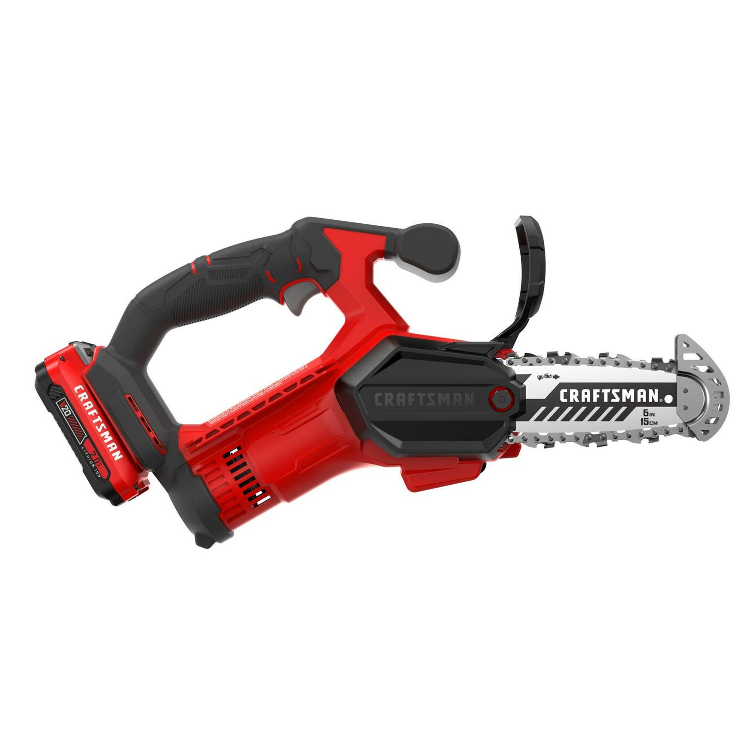 CRAFTSMAN V20 20-volt Max 6-in Battery 2 Ah Chainsaw (Battery and Charger Included)