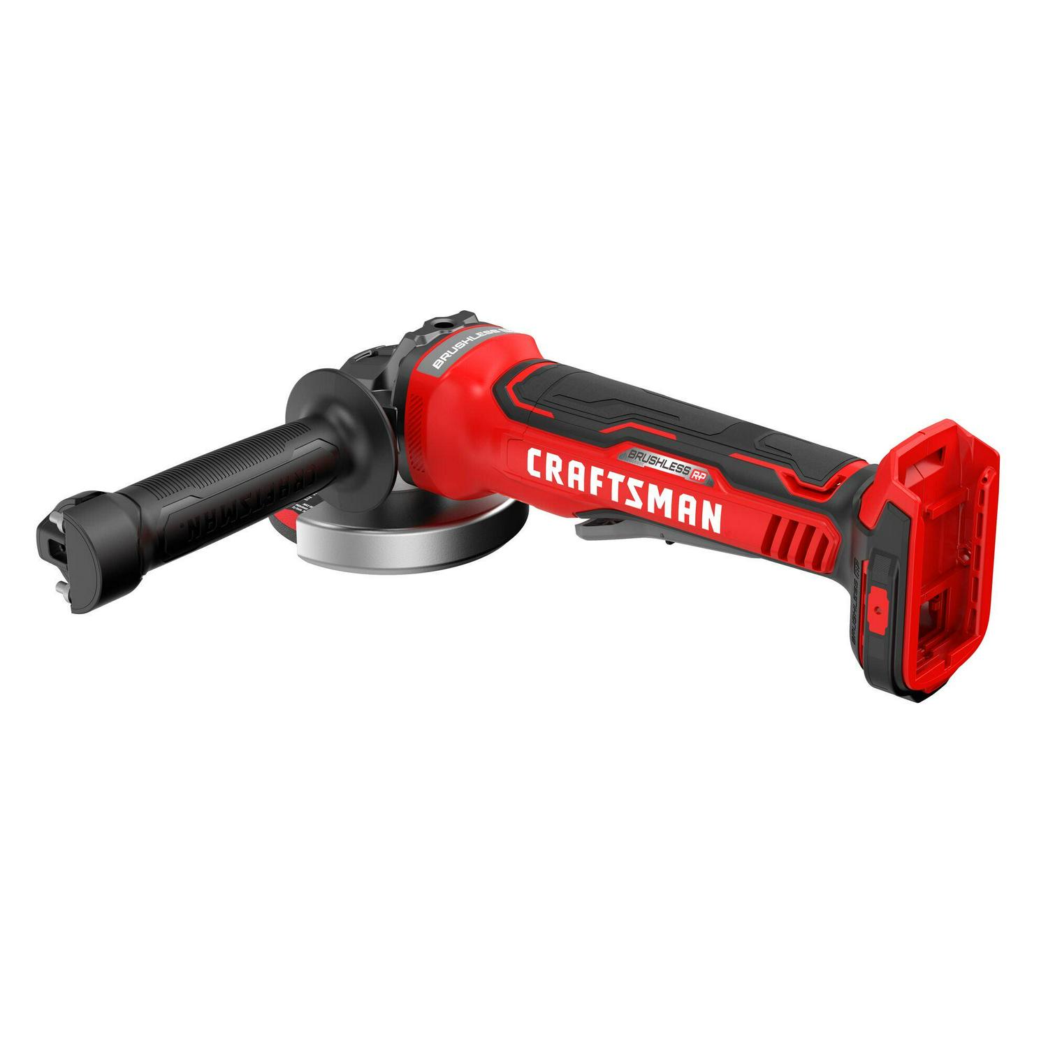CRAFTSMAN V20 RP 4.5-in 20-volt Max Paddle Switch Brushless Cordless Angle Grinder (Tool Only)