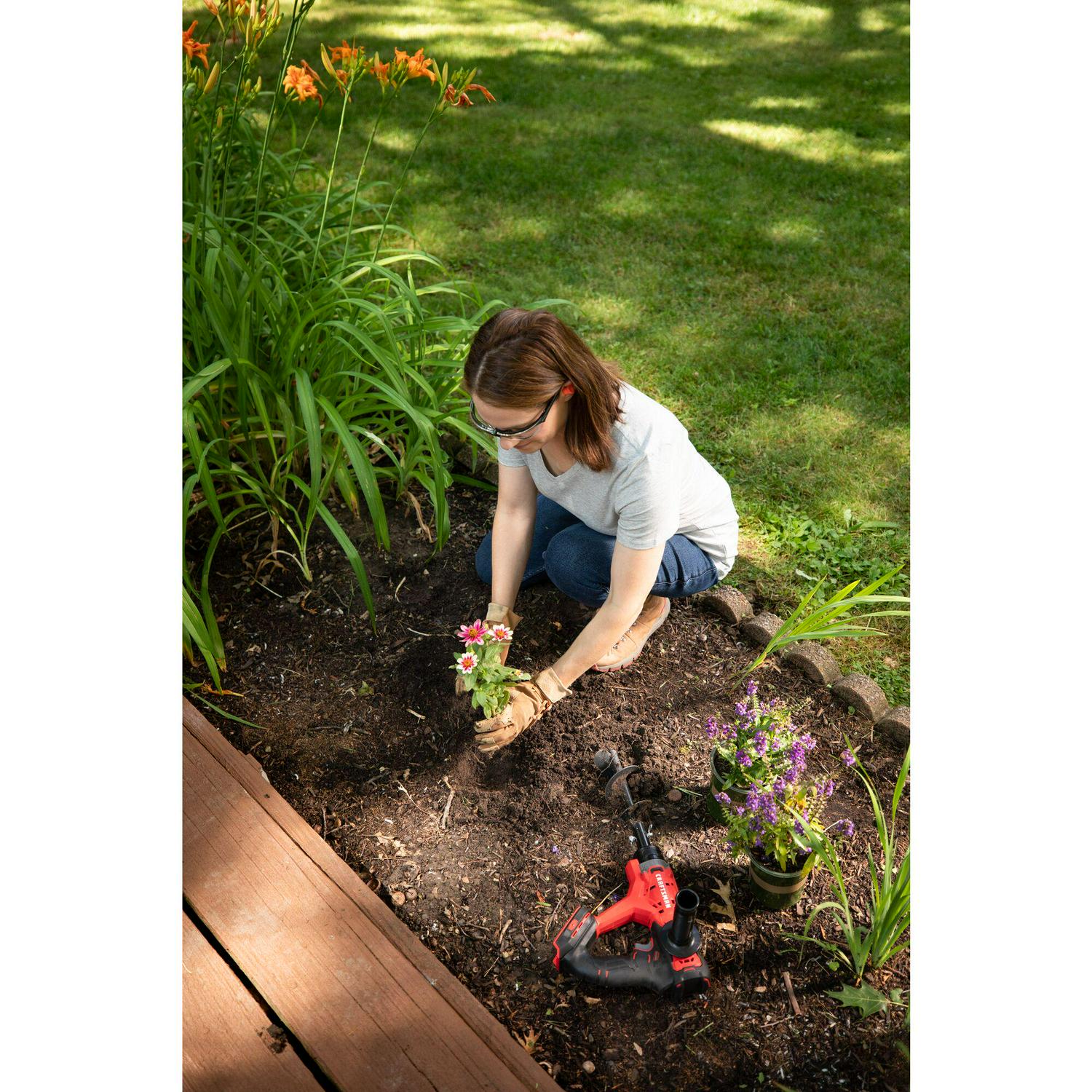 CRAFTSMAN V20 13.976-in Bulb Auger