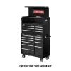 CRAFTSMAN 2000 Series 40.5-in W x 24.7-in H 6-Drawer Steel Tool Chest (Black)