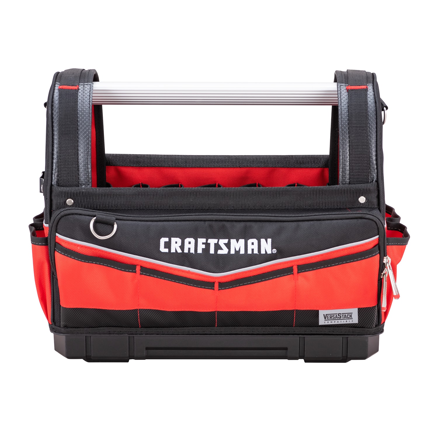 CRAFTSMAN VERSASTACK Red and Black Polyester 17-in Tool Tote