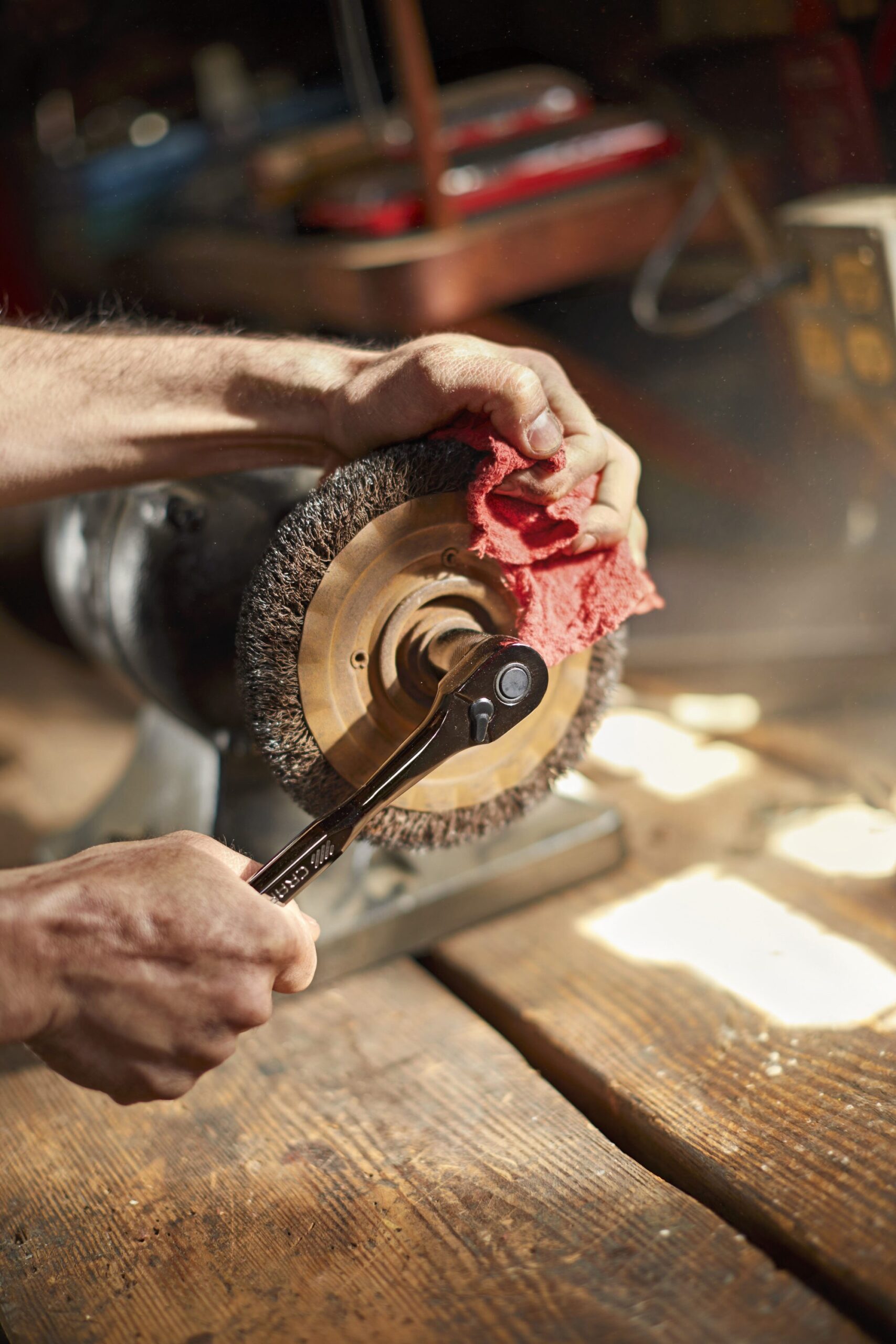 CRAFTSMAN 51-Piece Standard (SAE) and Metric Combination Gunmetal Chrome Mechanics Tool Set with Hard Case