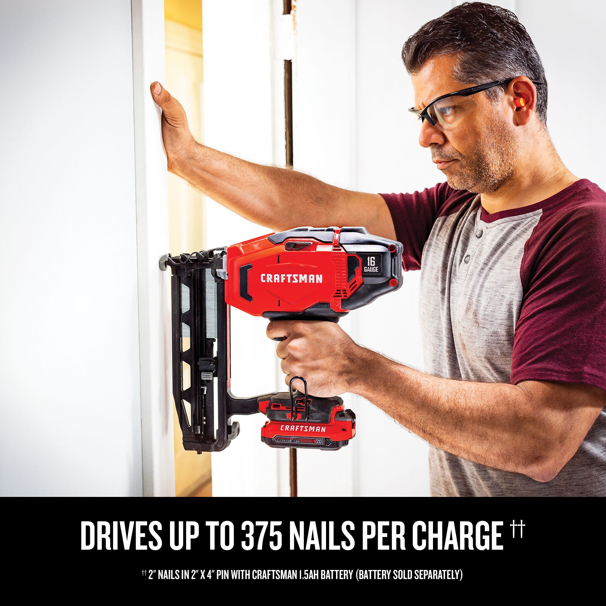 CRAFTSMAN 2.5-in 16-Gauge Cordless Finish Nailer