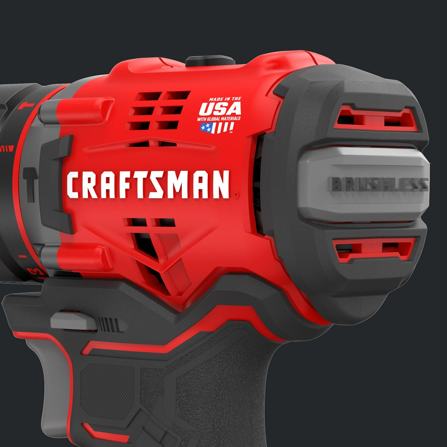 CRAFTSMAN V20 2-Tool Brushless Power Tool Combo Kit with Soft Case (2-Batteries Included and Charger Included)