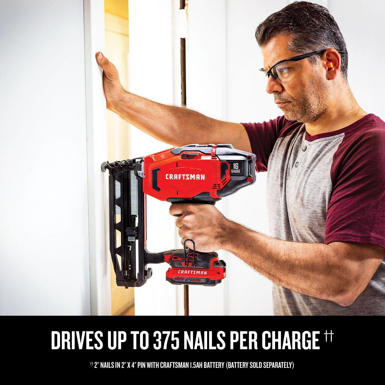 CRAFTSMAN 2.5-in 16-Gauge Cordless Finish Nailer