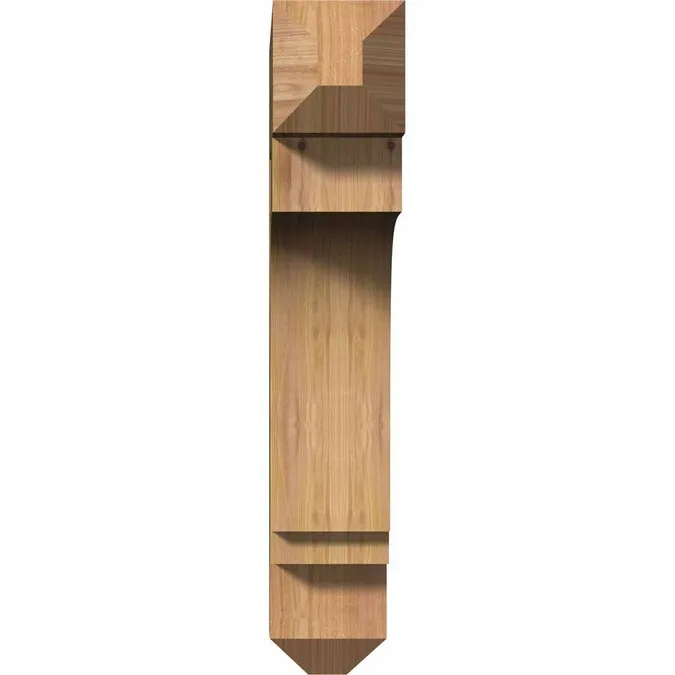Ekena Millwork Imperial craftsman smooth 3-1/2-in x 20-in x 20-in Brown Western Red Cedar Standard Bracket