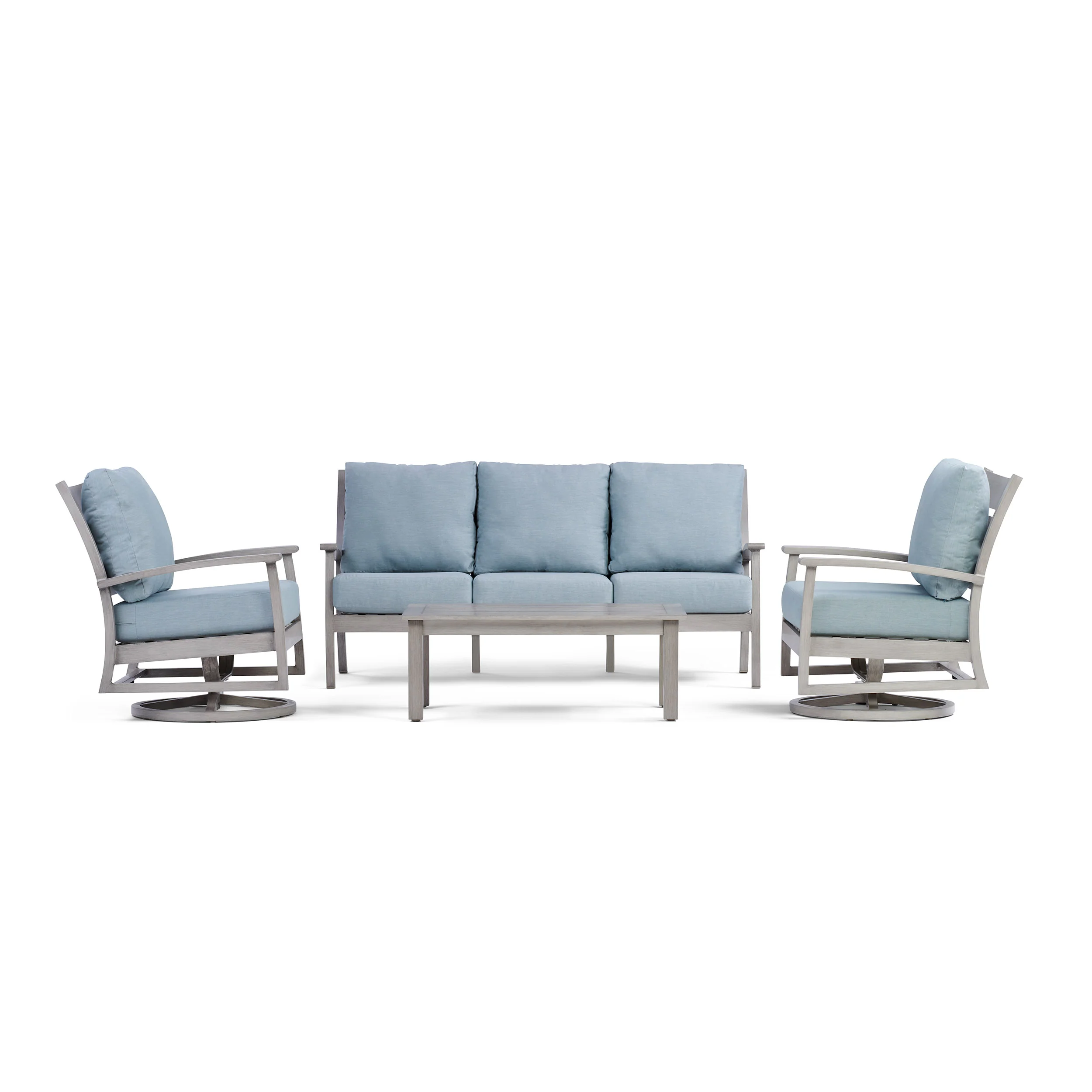 Eden Sofa Set with Swivel Rocking Chairs