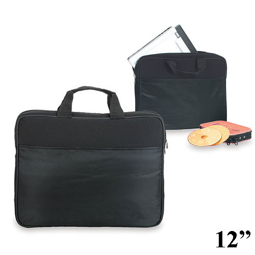 Blank Nissun Cap PFC1122 Ezzy Netbook Case, Polyester Mesh/Nylon - Black