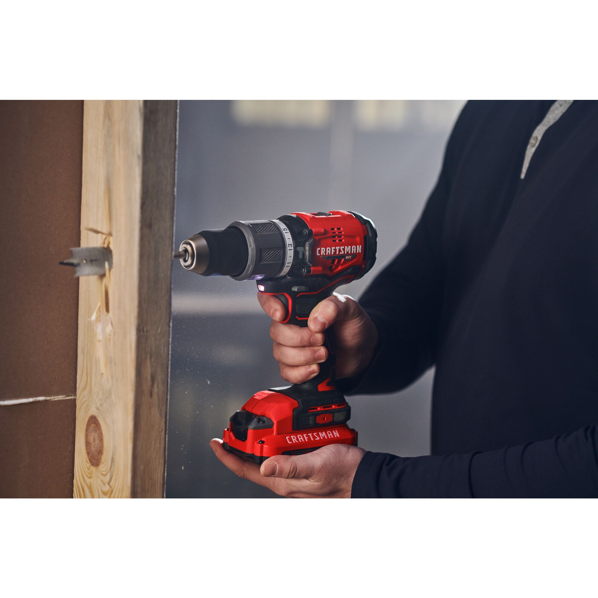 CRAFTSMAN V20 RP 1/2-in 20-volt Max-Amp Variable Speed Brushless Cordless Hammer Drill(Bare Tool)