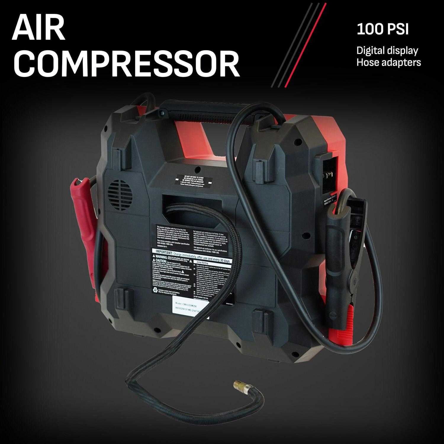 CRAFTSMAN 1200-Amp 12-Volt Portable Car Battery Jump Starter with Digital Display