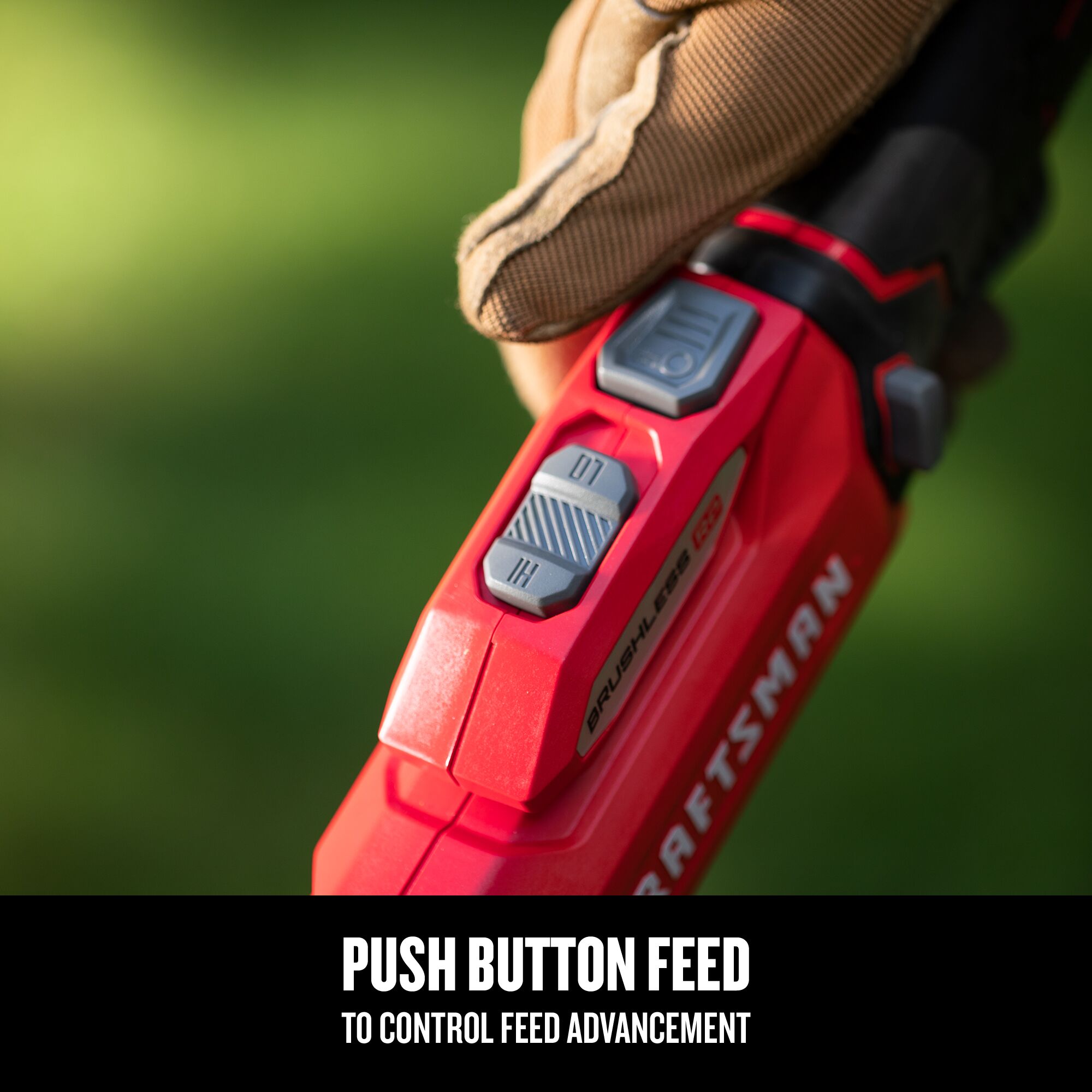 CRAFTSMAN Brushless RP 20-volt Max 13-in Straight Shaft Battery String Trimmer 5 Ah (Battery and Charger Included)