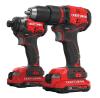 CRAFTSMAN 2-Tool Brushless Power Tool Combo Kit with Soft Case (2-Batteries Included and Charger Included)