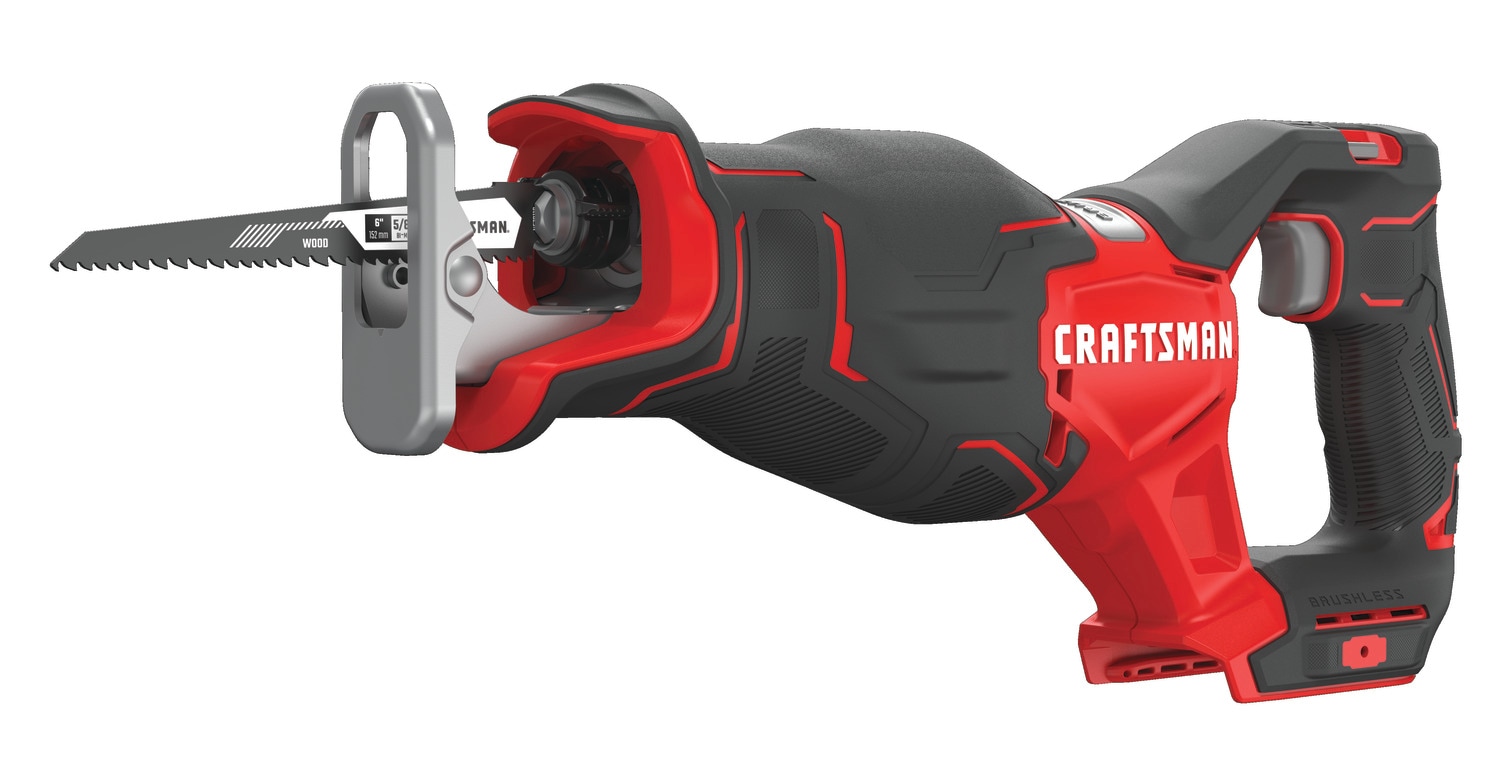 CRAFTSMAN V20 20-volt Max Variable Speed Brushless Cordless Reciprocating Saw (Tool Only)