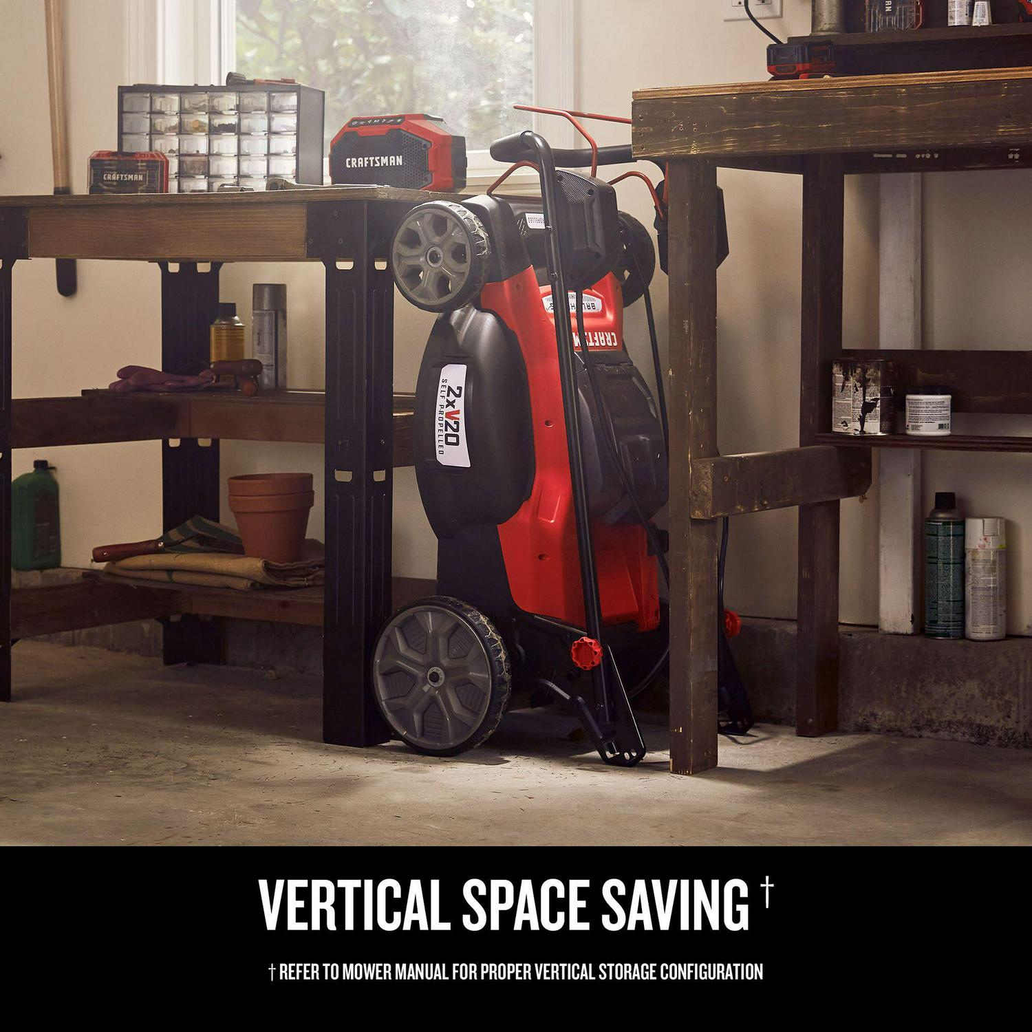 CRAFTSMAN V20 20-volt Max 20-in Cordless Self-propelled Lawn Mower 5 Ah (Battery and Charger Included)