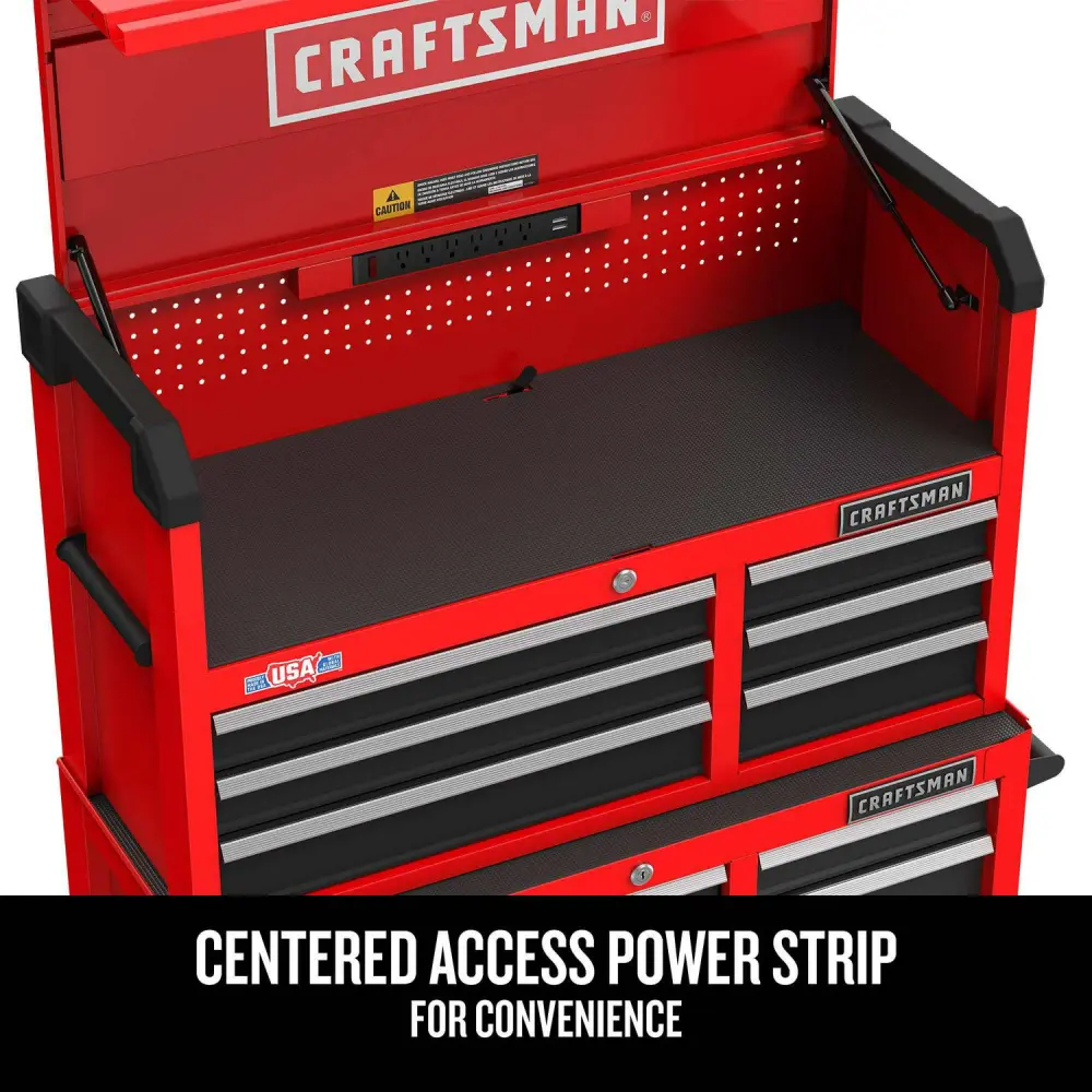CRAFTSMAN 2000 Series 41-in W x 24.7-in H 6-Drawer Steel Tool Chest (Red)