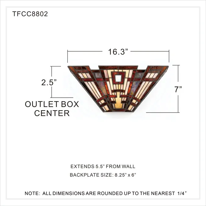 Quoizel Classic Craftsman 16.3-in W 2-Light Bronze Transitional Wall Sconce