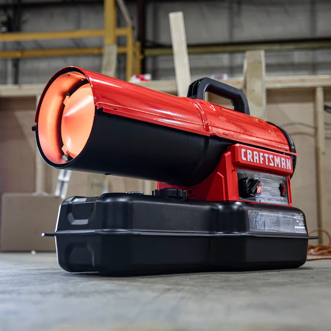 CRAFTSMAN 80,000 BTU Forced Air Kerosene Diesel Construction Portable Heater