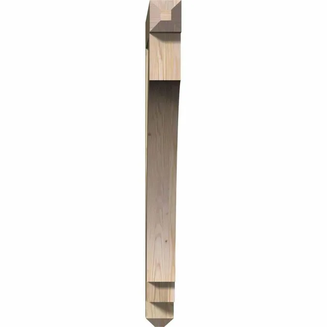 Ekena Millwork Imperial craftsman rough sawn 4-in x 38-in x 44-in Brown Douglas Fir Standard Bracket