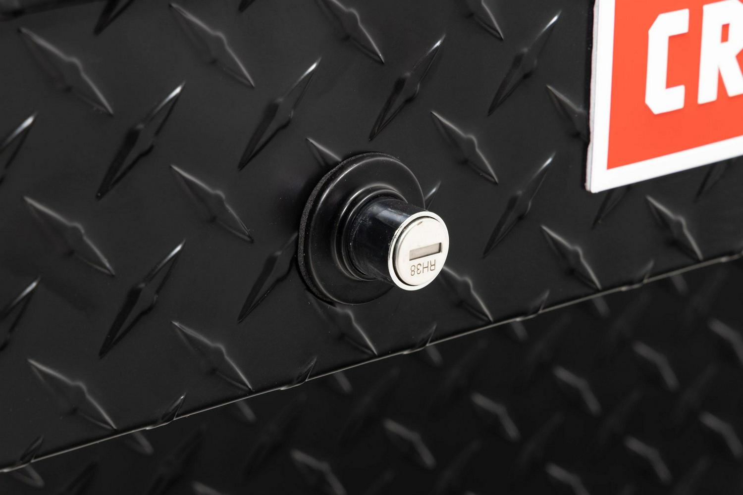 CRAFTSMAN 46.86-in x 15.73-in x 13.27-in Matte Black Aluminum Crossover Truck Tool Box