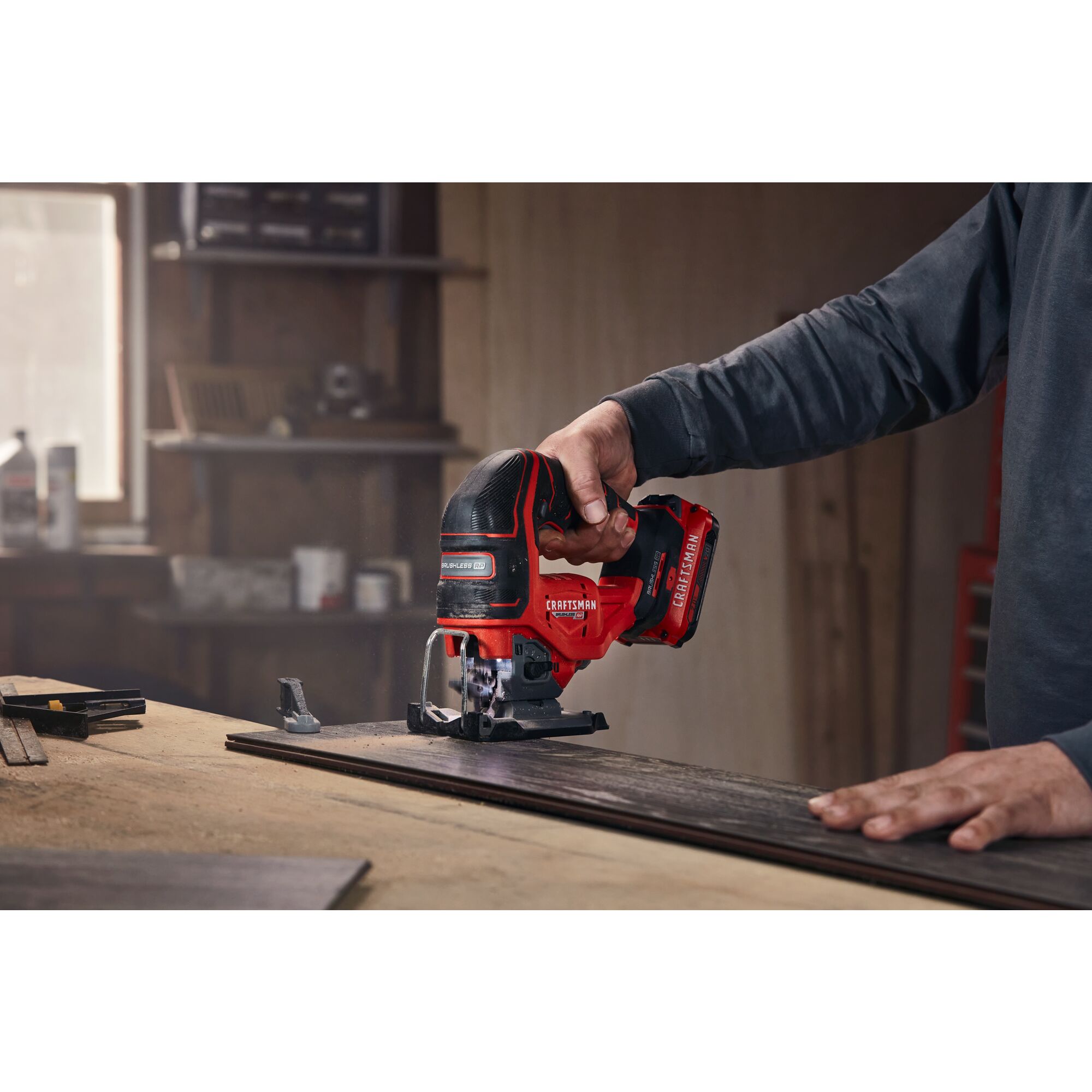 CRAFTSMAN V20 RP 20-volt Max Brushless Variable Speed Keyless Cordless Jigsaw (Bare Tool)