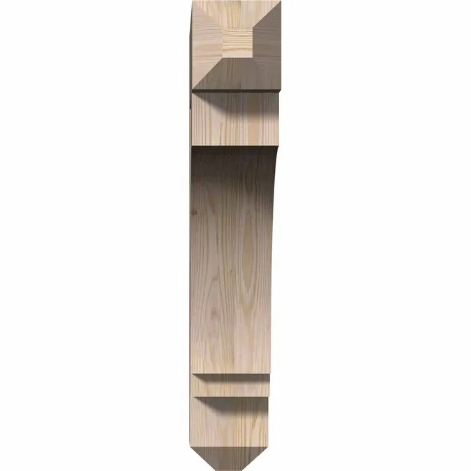 Ekena Millwork Imperial craftsman smooth 5-1/2-in x 32-in x 32-in Brown Douglas Fir Standard Bracket