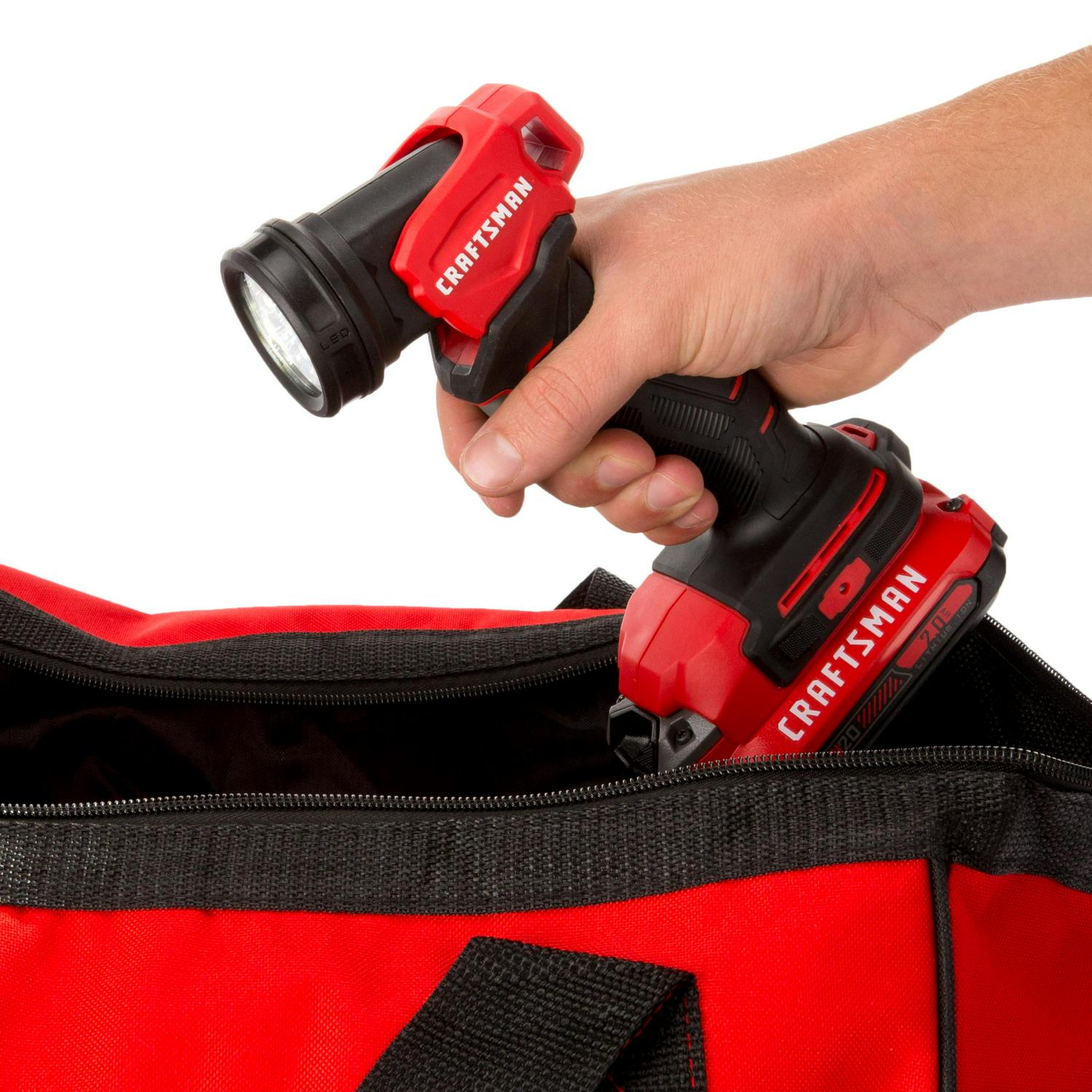 CRAFTSMAN V20 4-Tool Power Tool Combo Kit with Soft Case (2-Batteries Included and Charger Included)