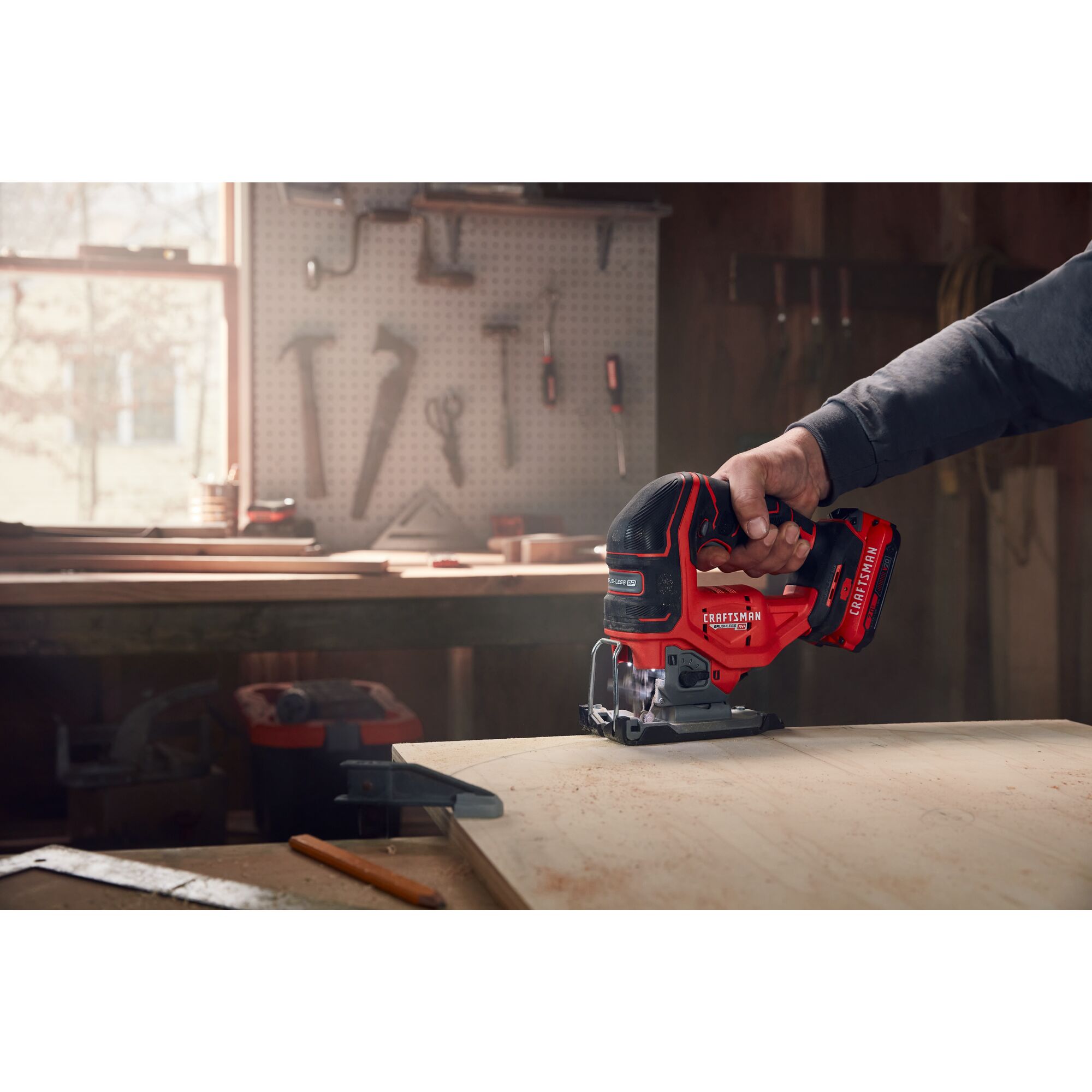 CRAFTSMAN V20 RP 20-volt Max Brushless Variable Speed Keyless Cordless Jigsaw (Bare Tool)