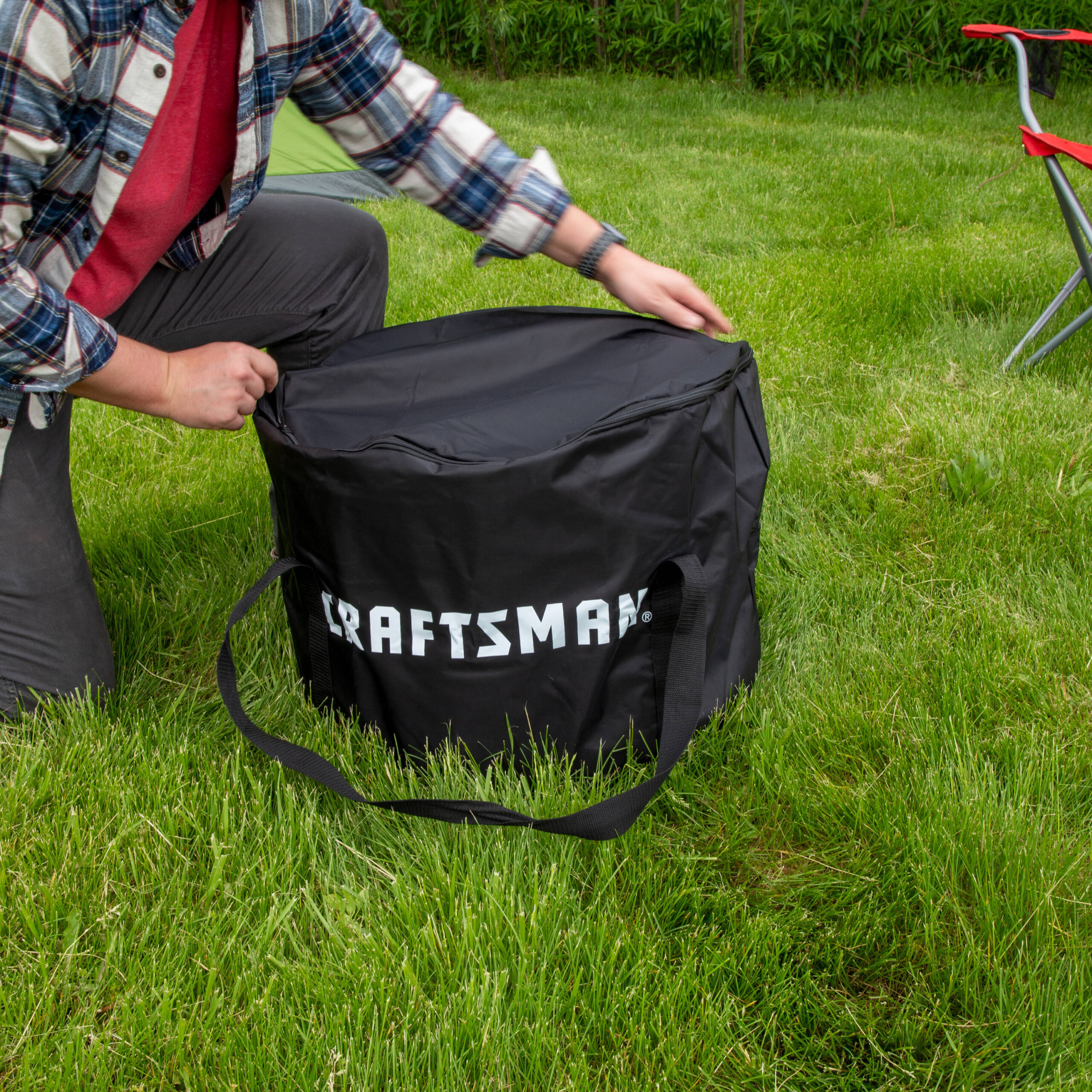 CRAFTSMAN Smokeless 19.5-in W Stainless Steel Wood-Burning Fire Pit