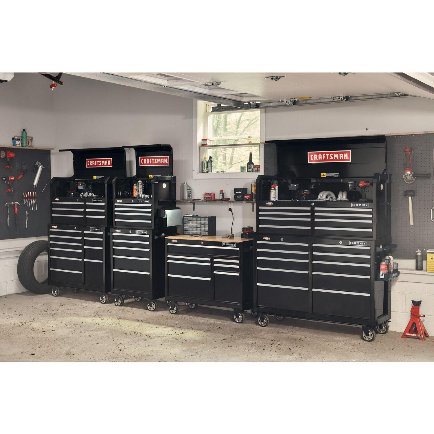CRAFTSMAN 2000 Series 26-in W x 24.7-in H 4-Drawer Steel Tool Chest (Black)