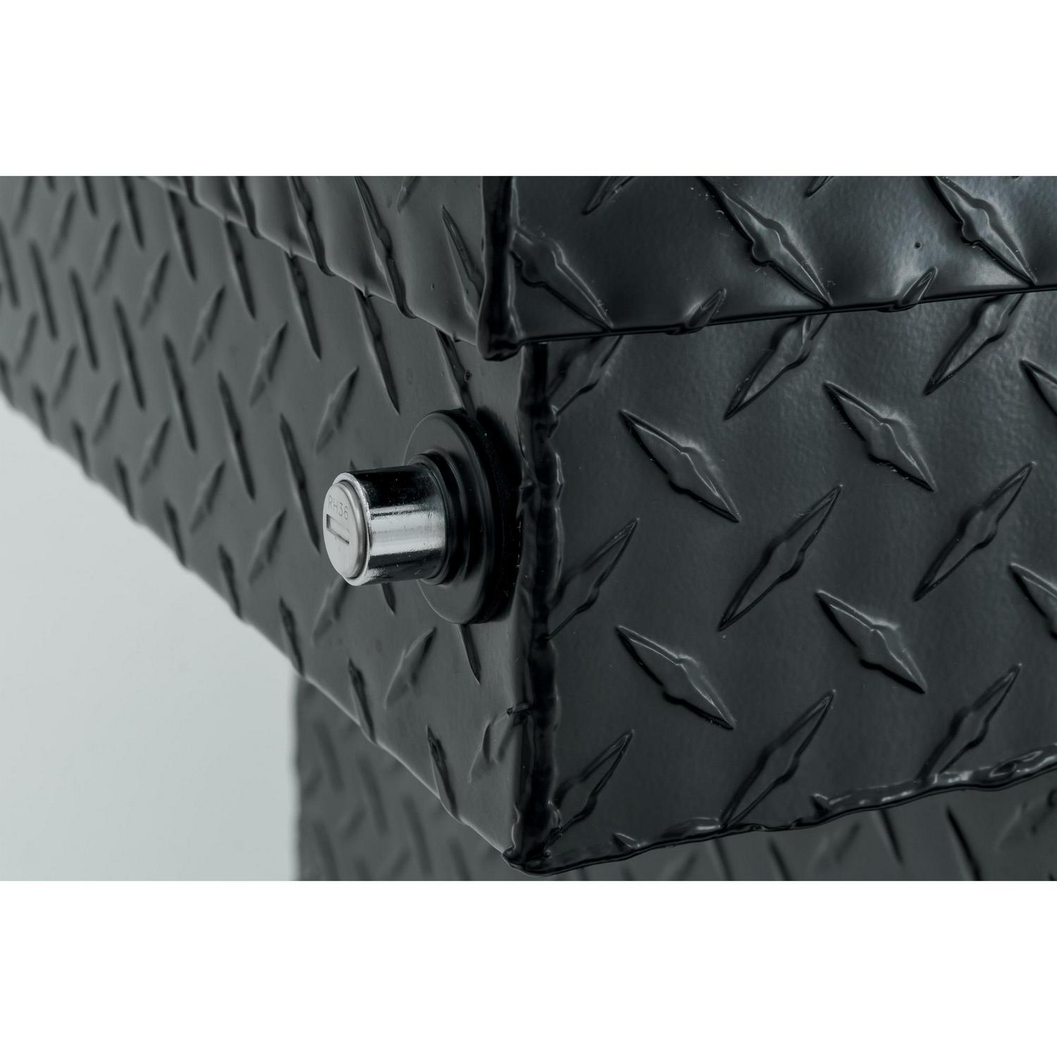 CRAFTSMAN 71.3-in x 19.5-in x 17.2-in Matte Black Aluminum Crossover Truck Tool Box